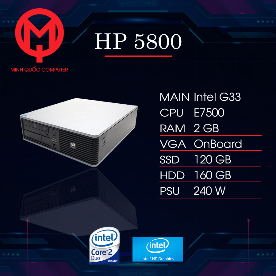 Máy Bộ HP Compaq Dc 5800 7800 – CASE MINI 